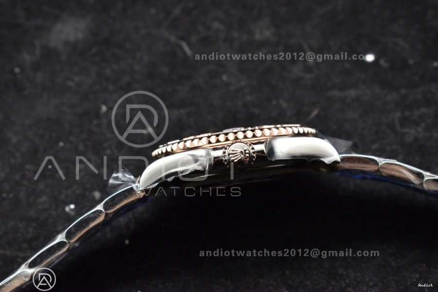 316L Best SS 268621 Dial Yacht-Master Case RG A2824 Edition Bracelet 37mm Brown 1:1 CVSF and 1116